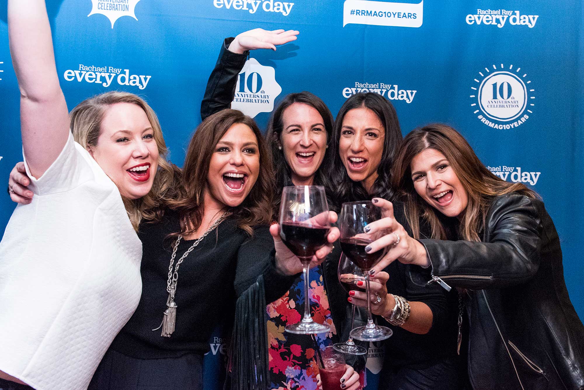 Rachel Ray and colleagues enjoy the VIP Party celebrating the 10 year anniversary of her magazine.