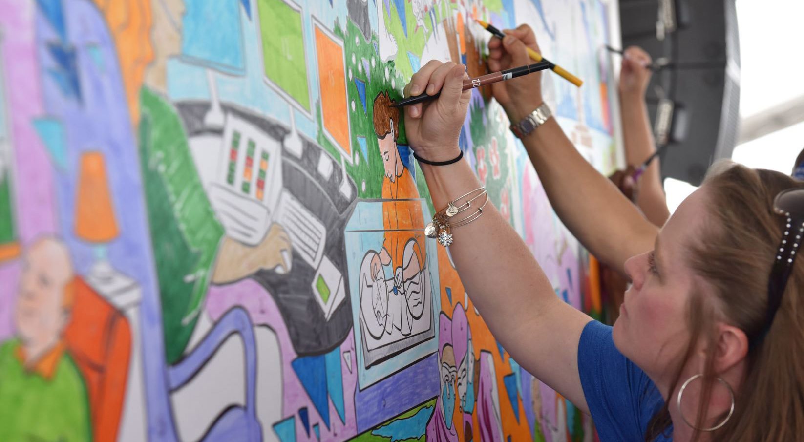 Northwell Health Guinness World Record for Largest Color By Number 
