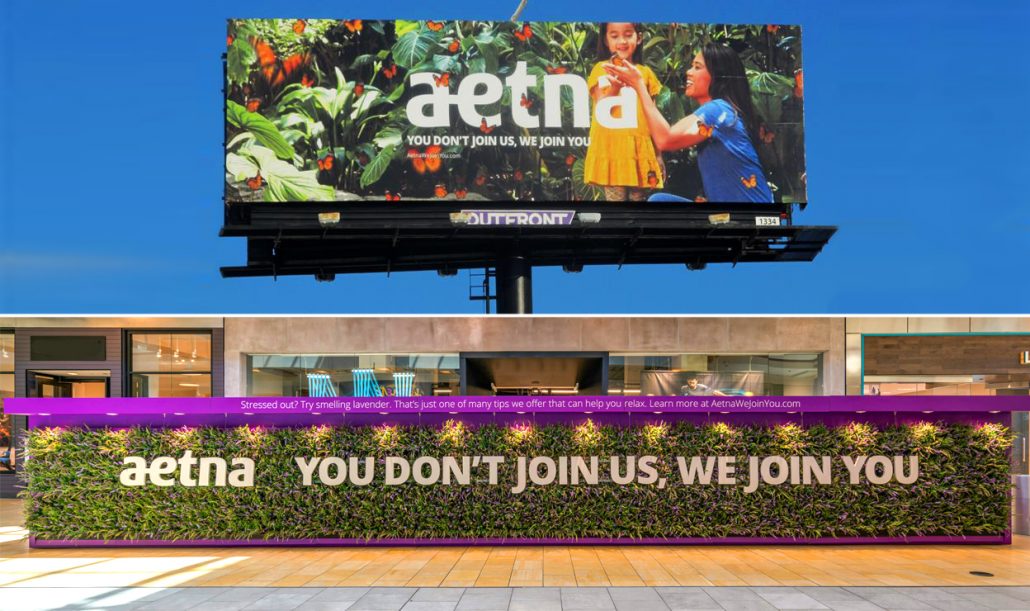 Aetna Living Billboard and OOH